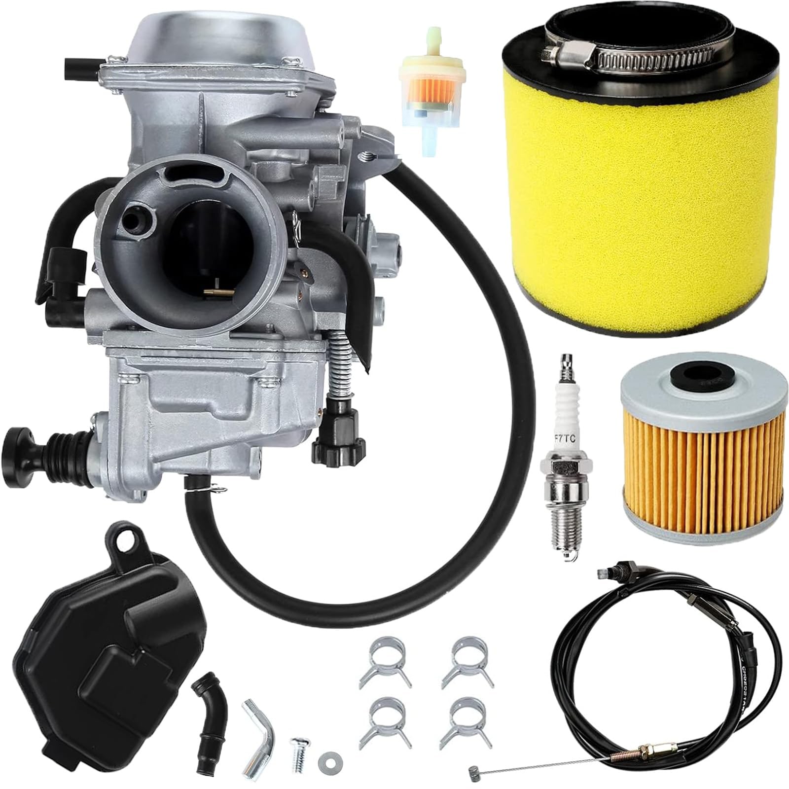 Carburetor and Throttle Cable Kit for TRX300 TRX350 for ATV Utility Models