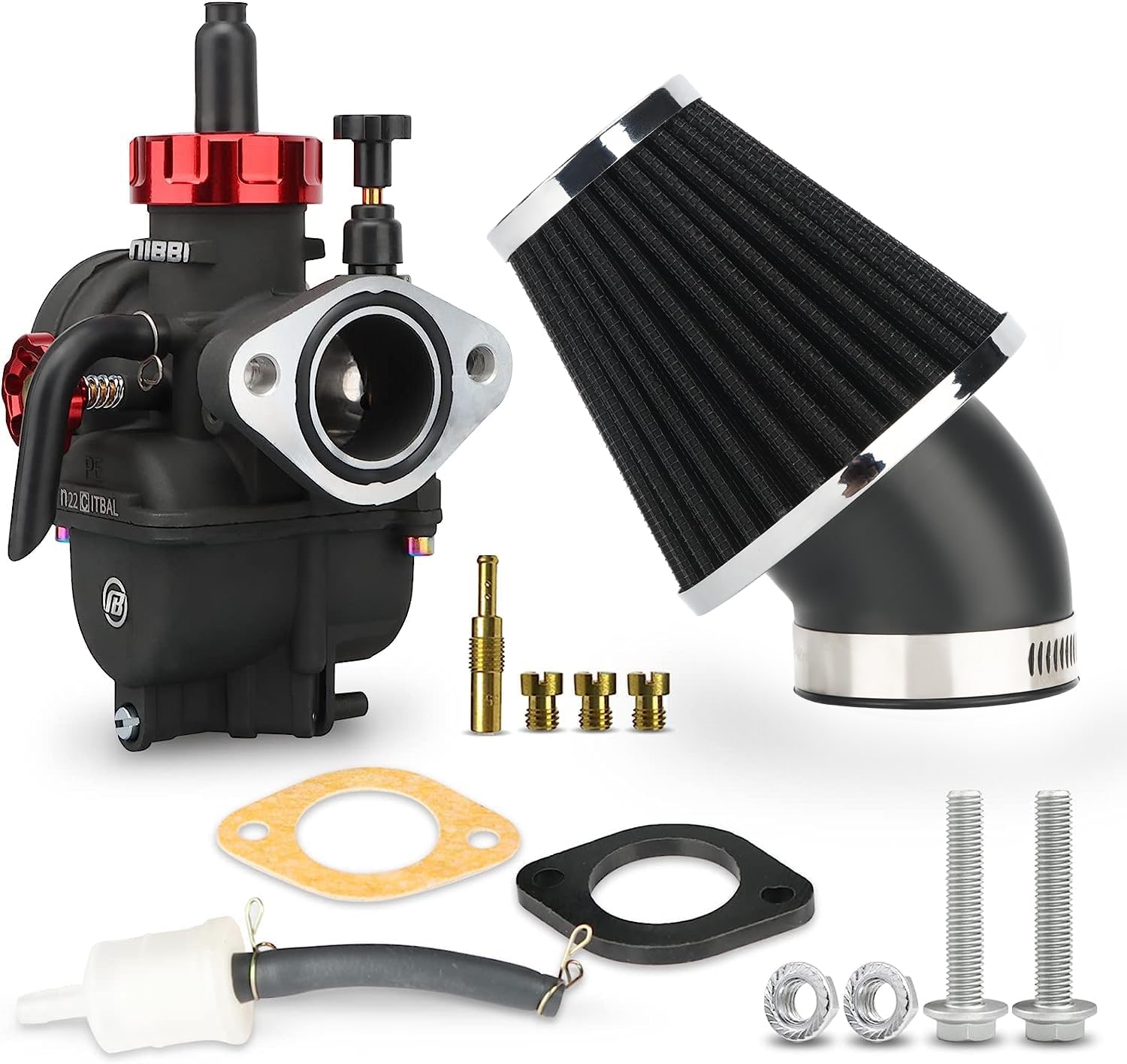 Replacement Carburetor for PE22 110cc 125cc 130cc 22mm for ATV Dirt Bike Go Kart and Mini Bike Engines