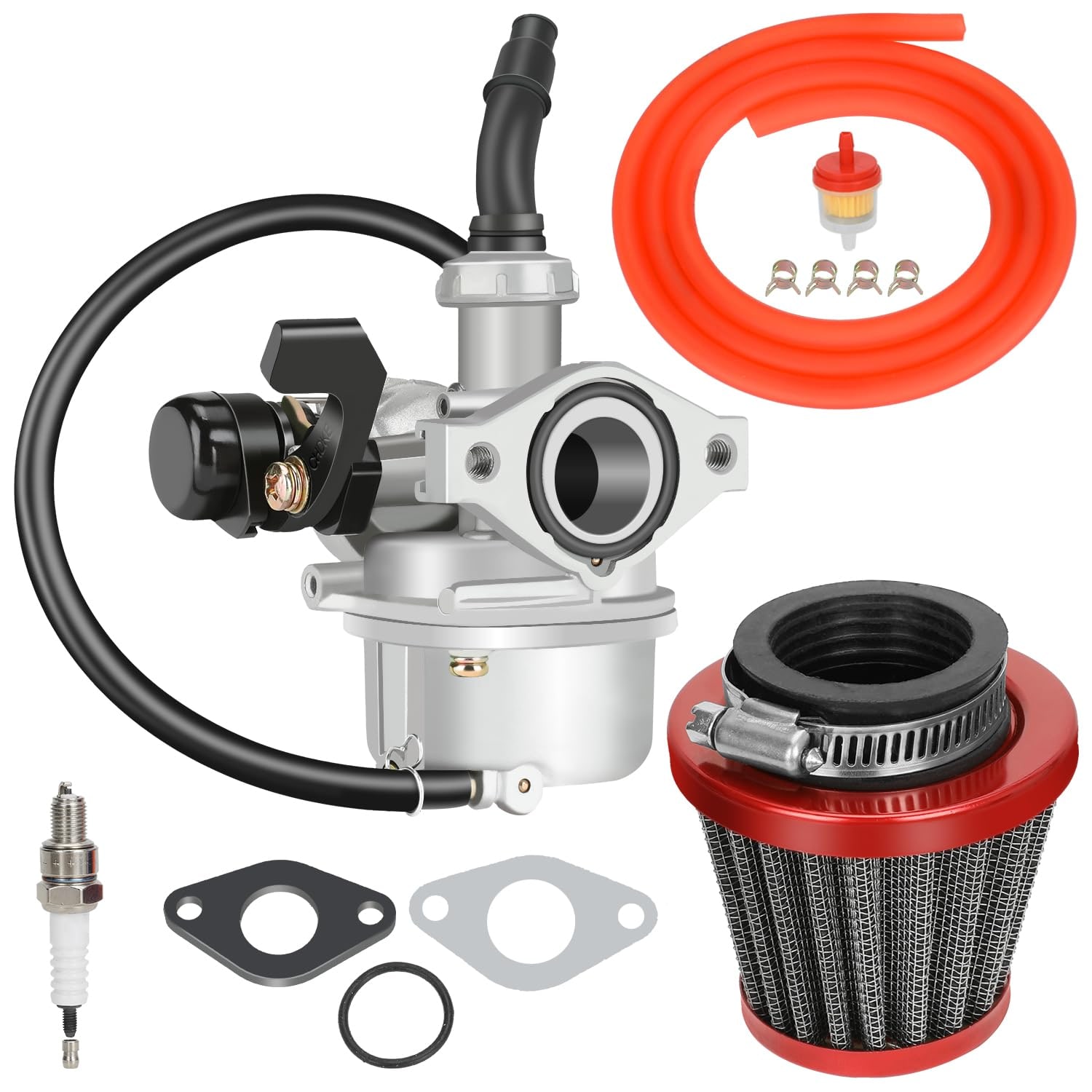 Replacement Carburetor for PZ19 110cc 125cc 50cc 70cc 90cc 19 mm for ATV Dirt Bike Go Kart and Mini Bike Engines