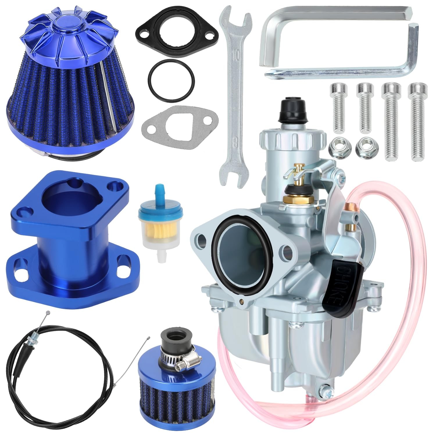 Replacement Carburetor for VM22 GX200 212cc 212cc 224cc 196cc 200cc for ATV Dirt Bike Go Kart and Mini Bike Engines
