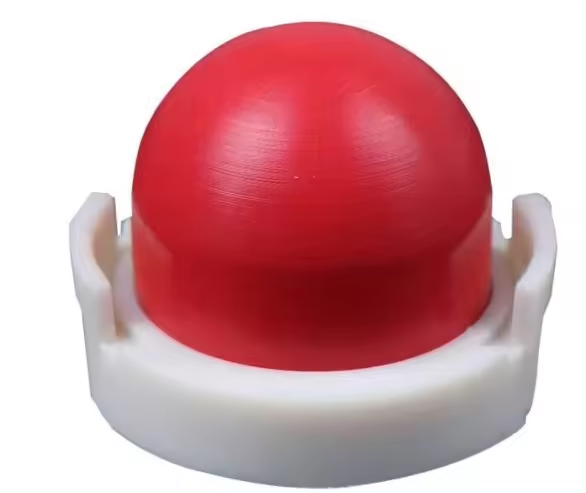 Red Solid Primer Bulb — Universal Carburetor Pump Cup