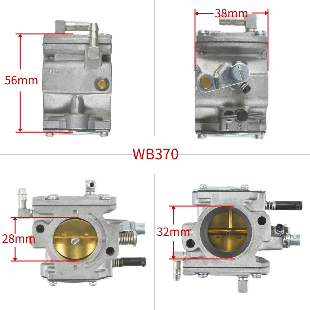 WB37C Carburetor for Paramotor & Drone Engines 100cc–200cc | Global Use view 2